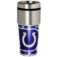thumbnail image 1 of Indianapolis Colts Gobelet de Voyage en Acier Inoxydable 16 oz. avec Graphiques Métalliques, 1 of 1