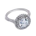 thumbnail image 2 of 5/8 ct Round Halo Diamond Engagement Ring Setting, 2 of 4