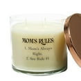 thumbnail image 2 of Colonial Candle Mother's Day Scented Jar Candle, Mom Rules, 3 Wick, 14.5 oz, 60h Burn, Aromatic, 2 of 4