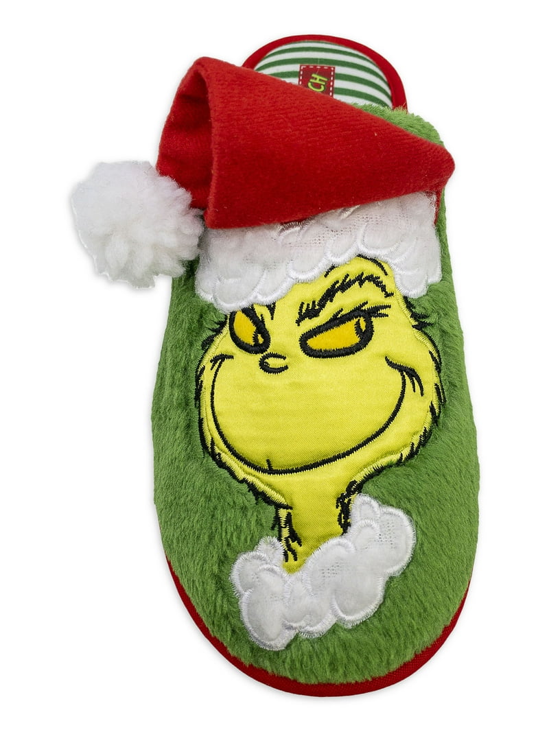 Dr. Seuss Family Grinch Slippers - Walmart.com