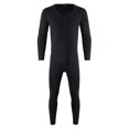 thumbnail image 7 of Gyexs Thermal Underwear for Men - Long Johns for Men Thermal Shirt, Lined Long Sleeve Shirts Loungewear Sets, Black, Size XL, 7 of 7