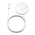thumbnail image 1 of Baseus Chargeur Sans Fil Magnétique 15W Max Pad de Charge Rapide Sans Fil Compatible avec iPhone 12/12 Mini/12 Pro Max BS-W522, 1 of 8