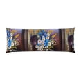 thumbnail image 2 of KLL Ultra Soft Microfiber Body Pillow Cover/Pillowcases 20"x54" with Hidden Zipper Closure-Still Life Flowers, 2 of 8