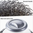 thumbnail image 4 of 5Pcs Stainless Steel Scrubber with Handle,Heavy Duty Dish Scrubber Cleaning Brush for Pots, Pans, 4 of 5