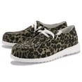 thumbnail image 3 of Ritualay Mens Slip On Canvas Shoes Low Top Sneakers Comfort Walking Flats Shoes Brown Leopard Print 9.5, 3 of 5