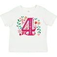 thumbnail image 3 of Inktastic 4th Birthday Party Photo Number 4 Girls Toddler T-Shirt, 3 of 5