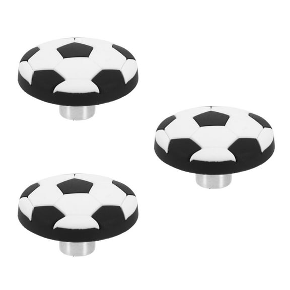 WORGEOUS 3pcs Kids Drawer Knobs and Pulls for Nursery Dresser Football Furniture Knobs Cabinets and Drawers Handles for Wardrobe and Closet
