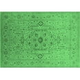 thumbnail image 1 of Ahgly Company Indoor Rectangle Oriental Emerald Green Traditional Area Rugs, 2' x 5', 1 of 4