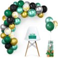 thumbnail image 1 of Kit con forma de arco con forma de globo, confeti de látex para fiesta de cumpleaños, 64 unidades, 1 of 3