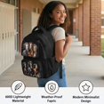 thumbnail image 5 of Aplkyhs Horse 17 Inch Backpack for Age 6-12 Lightweight Water Resistant School Bag for Kids Elementary School Travel, 5 of 7