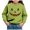 Green, variant on Toddler Baby Girl Boy Halloween Sweatshirt Long Sleeve Pumpkin Shirt Crewneck Sweater Retro Top Fall (Black, 4Y)