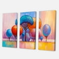 thumbnail image 3 of Designart ' Autumn Colorful Fantasy Trees II ' Modern Canvas Wall Art Print, 3 of 3