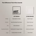 thumbnail image 6 of Art Remedy Layers Of Depth Framed Abstract Shapes 1 Piece Canvas Wall Art, 25" x 37", Black Frame, 6 of 7