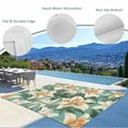 thumbnail image 4 of Fsddascl Lily Flower Outdoor Rug for Patio/Deck/Porch, Non-Slip Large Area Rug 4 x 6 Ft, Watercolor Vintage Style Spring Summer Indoor Outdoor Rugs Washable Area Rugs, Reversible Camping Rug Carpet, 4 of 5