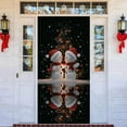 thumbnail image 4 of Holiday Decorative Tapestry Door Sign for Parties - Cow and Snowman Theme Door Curtain for Home and Festive Events, 4 of 5