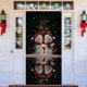 thumbnail image 4 of Letrero decorativo para puerta con vaca y muñeco de nieve Tapiz decorativo Cortina para puerta de fiesta Tapiz Letrero para puerta Fiesta, 4 of 6