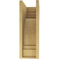 thumbnail image 4 of 7"W x 14"D x 21"H Classic Pescadero Rough Cedar Woodgrain TimberThane Corbel, Primed Tan, 4 of 6