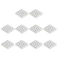 thumbnail image 5 of Uxcell Silver Tone Sticky Aluminum Heatsink Electronics Cooler 0.75 x 0.75 x 0.2 inch 10 Pcs, 5 of 5