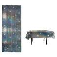 thumbnail image 6 of Disco Tablecloth Party Decorations, Shiny Iridescent Disposable Laser Rectangle Table Covers, Silver Plastic Table Cloth for 2025 New Disco Birthday Theme Party Decorations, 6 of 6