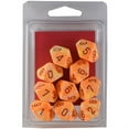 thumbnail image 2 of Chessex 27253 Festive D10s Dice, Sunburst with Red, Set of 10, 2 of 2