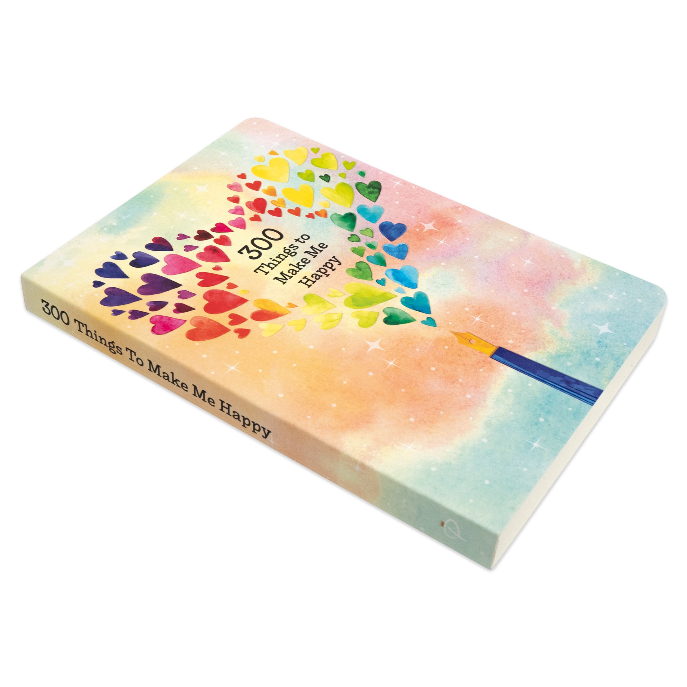 Piccadilly Guided Happiness Journal for Adults, 6 x 8.5", 200 Pages, Flexi Cardstock Cover