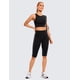 thumbnail image 3 of Calzas Capri CRZ YOGA para Mujer, Cintura Alta 33 cm, Negro XL, 3 of 5