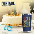 thumbnail image 5 of 50th Birthday Gifts for Him, Her - 1975 50th Birthday Decorations, Cool 50 Year Old Gifts for Men, Women, Dad, Husband, Mom, Wife - Funny Turning 50 Ideas - 20oz Navy Tumbler Cup Gift Box, 5 of 6