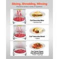 thumbnail image 2 of VEVOR Meat Cutter Machine, 850W Meat Slicer, 551 lb/h Commercial Meat Cutting Machine Stainless Steel, 5 mm Thickness, Detachable Blades, Electric Food Slicer for Home Kitchen Restaurant Supermarket, 2 of 9