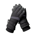 thumbnail image 2 of Women's Winter Ski Gloves, Thermal Windproof Touchscreen Gloves with Fleece Lining for Skiing Cycling, Hiking Driving and Outdoor Snow Sports - Dark Gray, 2 of 3