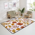 thumbnail image 4 of Coolnut Area Rug Autumn Leaf on White Nursery Rug Floor Mat Kids Playing Mat 7' x 5' (80 x 58 in) for Living Room Bedroom, 4 of 6
