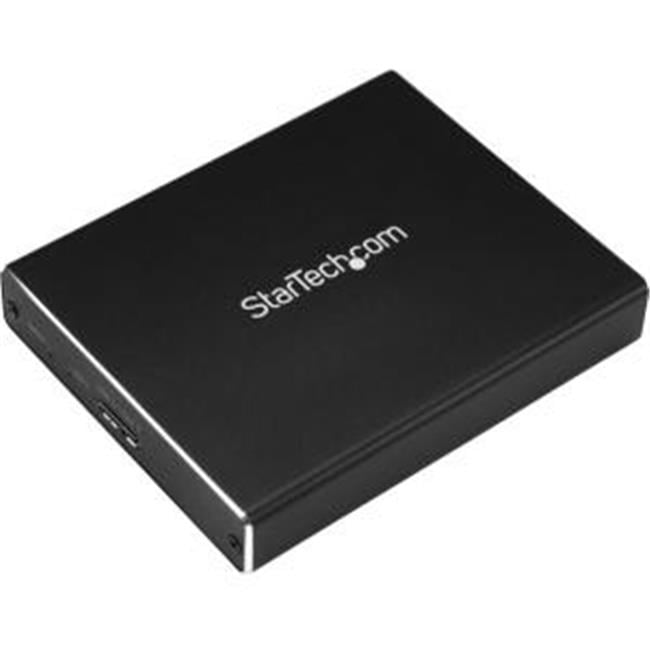 StarTech.com SM22BU31C3R USB 3.1 Enclosure 10 Gbps - Aluminum - External Hard Drive - M.2 SATA - Raid Drive Enclosure - Walmart.com