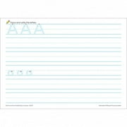 School Zone Alphabet Writing & Drawing Tablet Workbook