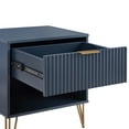 thumbnail image 5 of Manhattan Comfort DUMBO 1.0 Nightstand made from Engineered Wood - Midnight Blue, 5 of 11