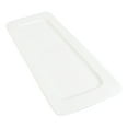 thumbnail image 3 of Set Of 5 Contemporary Rhomboid White Porcelain Serving Platter Plate Dish 15"L, 3 of 6