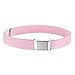 thumbnail image 3 of Kids Elastic Adjustable Strech Belt With Silver Square Buckle - Light Pink, 3 of 4