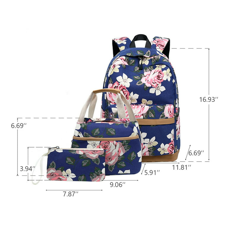 Flower Print Backpack