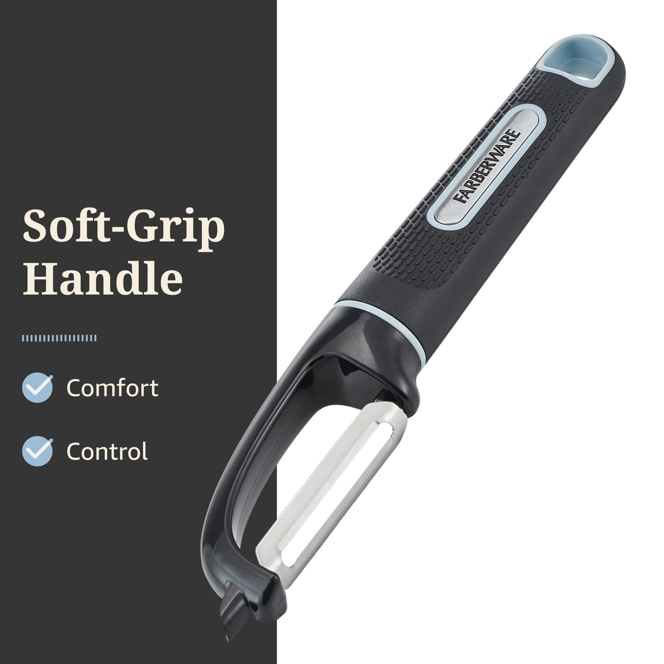 Farberware Soft Grips Stainless Steel Blade Euro Peeler