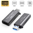 thumbnail image 2 of Tarjeta De Captura De Video Convertidor De Señal De Video Compatible Con Hdmi 1080P Tarjeta De Captura De Video Usb 3.0 Para Transmisión De Conferencias De Transmisión En Vivo Cateissary EL010956-00, 2 of 5