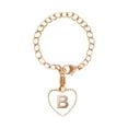 thumbnail image 1 of Accessoires de Charme pour Gobelets Forme de Cœur Initiales Identification Poignée Charms Idée de Noël Réfléchie, 1 of 5