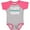 Baseball Heather and Hot Pink, variant on Inktastic Flute Squad Marching Band Boys or Girls Baby Bodysuit