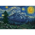 thumbnail image 4 of Mount Rainier National Park, Washington, Starry Night Series (1000 Piece Puzzle, Size 19x27, Challenging Jigsaw Puzzle for Adults and Family, Made in USA), 4 of 4