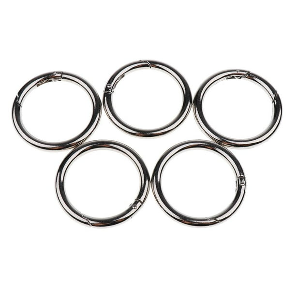 5 llaveros de resistencia shamjiam, mosquetones, 49mm