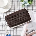 thumbnail image 4 of 15 Yard Faux Leather Braid Trims Coconut Brown Flat Braid Strap Trim Lace Ribbon for Home Decor DIY Sewing Craft 1/2 inch(13mm) Wide, 4 of 9