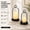Black, variant on Glass Hurricane Candle Holders Set of 2, Decorative Gold Pillar Lanterns with Hanging Metal Frame, Modern Table Centerpieces, Antique Brass Finish