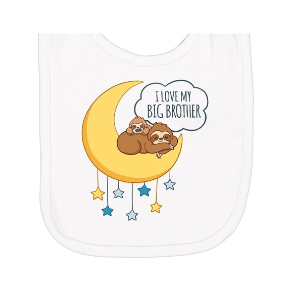Inktastic I Love My Big Brother Newborn Bib
