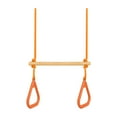 thumbnail image 4 of Almencla Swing Bar with Gymnastic Rings Adjustable for Family Fun Get Togethers Games orange, 4 of 8