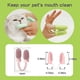 thumbnail image 2 of Paquete de 3 cepillos de dientes para perros, 2 cabezales, cepillo de dientes suave para mascotas, para perros y gatos, para una limpieza fácil de los dientes, 2 of 5