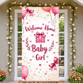 thumbnail image 4 of Decorative Design Welcome Home Baby Girl Pink Balloons Glitter Background for Baby Shower Welcome Party Newborn Celebration, 4 of 8
