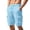 Blue, variant on Men's Cargo Shorts Shorts Men Mens Athletic Shorts Quick Dry Sweat Shorts Chino Cotton Shorts Drawstring Elastic High Waisted Basketball Shorts Summer Beach Shorts with Pockets