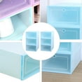 thumbnail image 3 of 6Pcs Transparent Creative Shoes Case Plastic Drawer-Type Shoes Container, 3 of 8